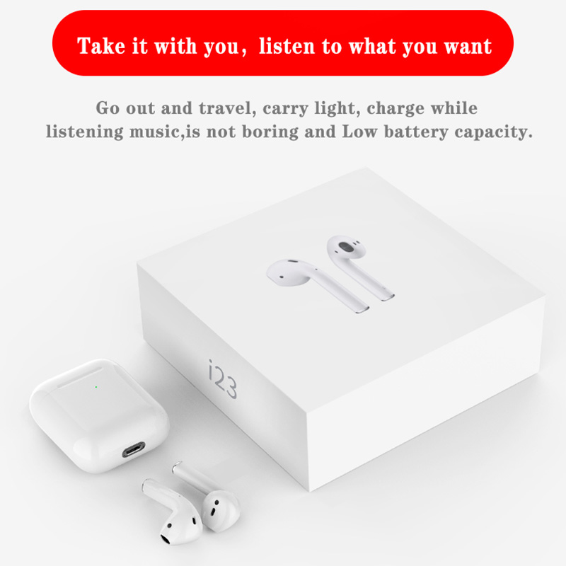 TWS Bluetooth Earphone i23 HD Sound Quality Touch Operatie