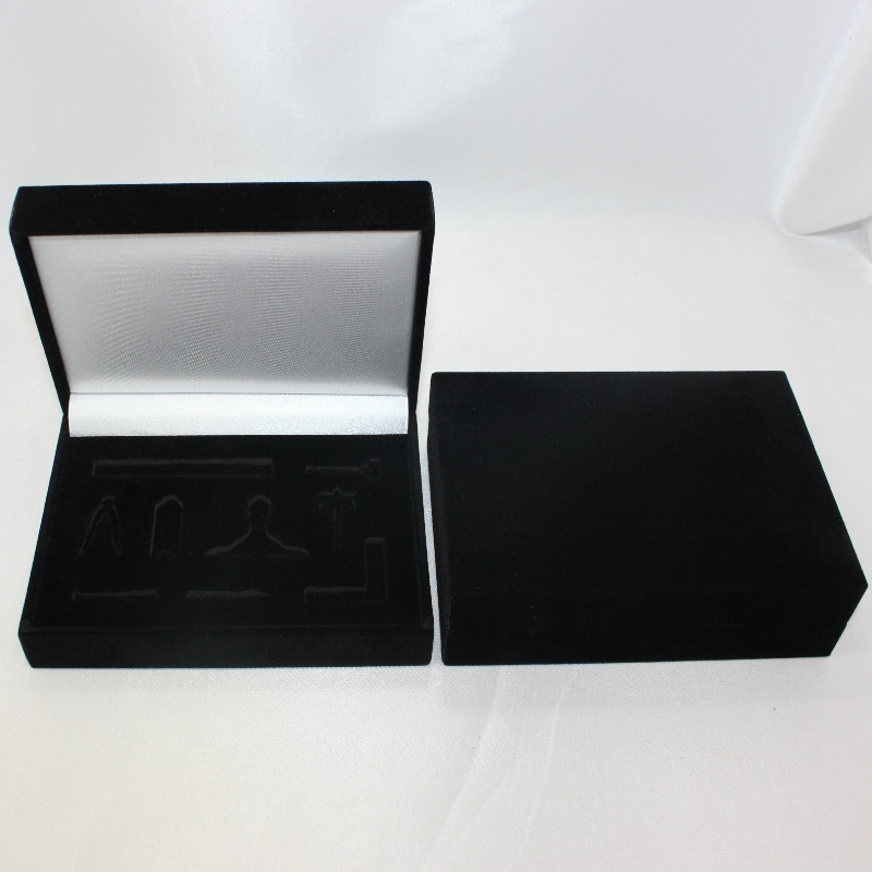 Item V-18 rechthoekige Leatherette Paper box voor dubbele munten of 60*100mm medaille voor de balk 65286; badges, enz. mm.120*90*40, gewichten over 135g