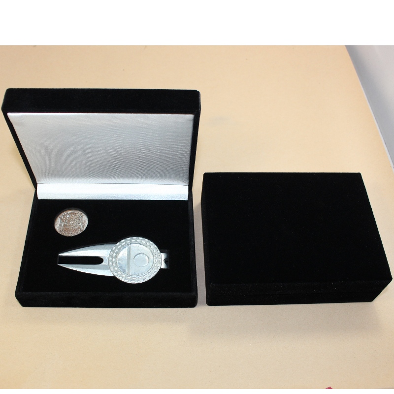 Item V-18 rechthoekige Leatherette Paper box voor dubbele munten of 60*100mm medaille voor de balk 65286; badges, enz. mm.120*90*40, gewichten over 135g