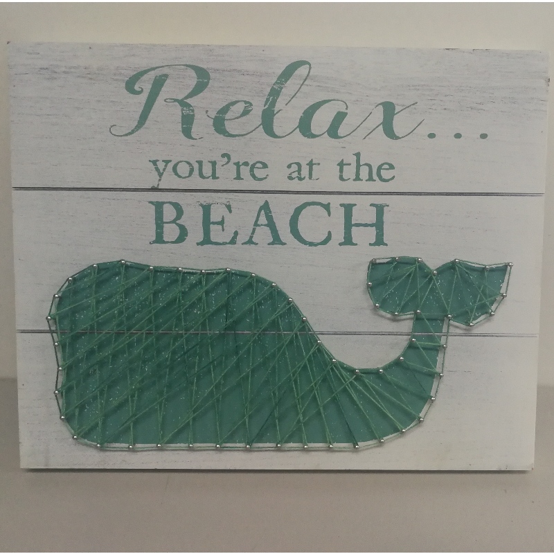 Hout Box Handgemaakte String Wall Art Kit Hout Onderteken 160; 28x35CM