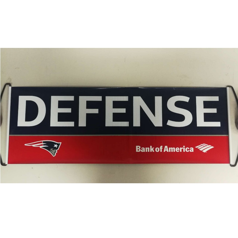Aangepaste Logo Hand Held Roller Banner- Patriots 24x68CM