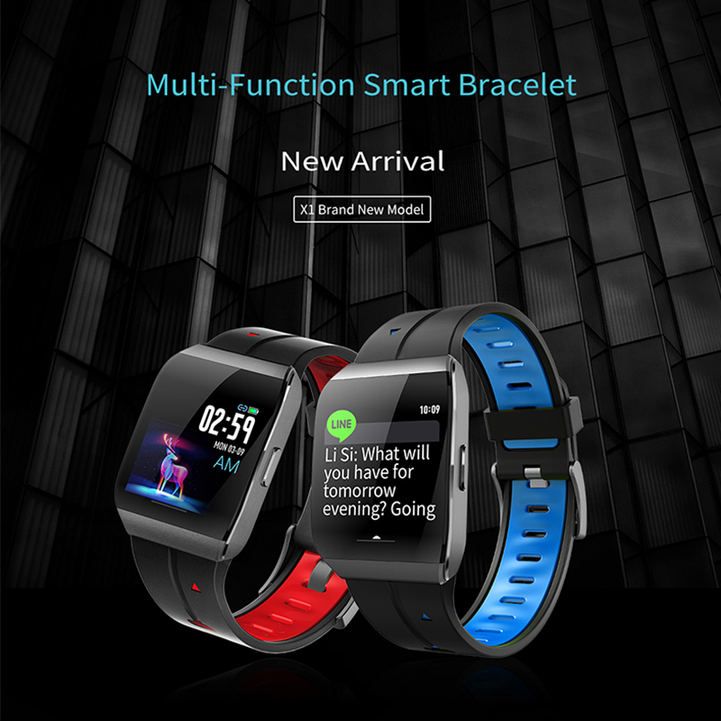Smart horloge Multi fuction smart Bracelet X1 (JYDA127) Smart sporthorloge Detectie van slaapniveau IP68 waterdicht