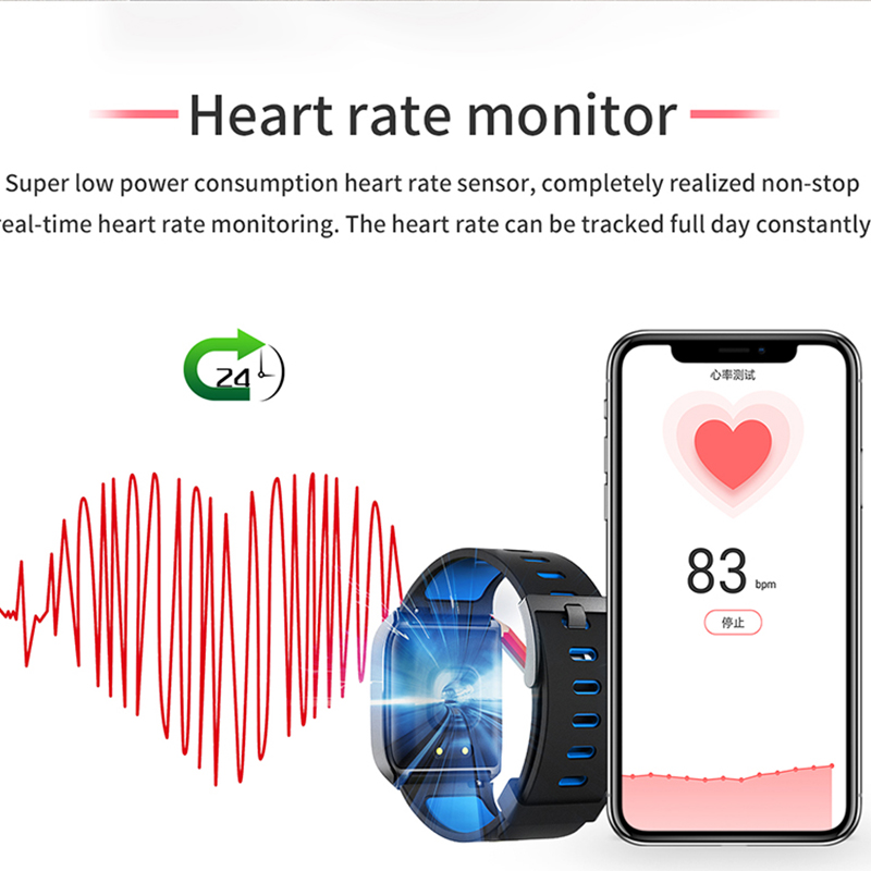 Smart horloge Multi fuction smart Bracelet X1 (JYDA127) Smart sporthorloge Detectie van slaapniveau IP68 waterdicht