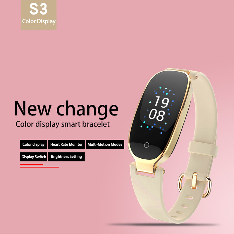 Smart Watches, Fitness Tracker met Heart Rate Monitor, Brightness setting Switch verschillende interface S3 (JYD619)