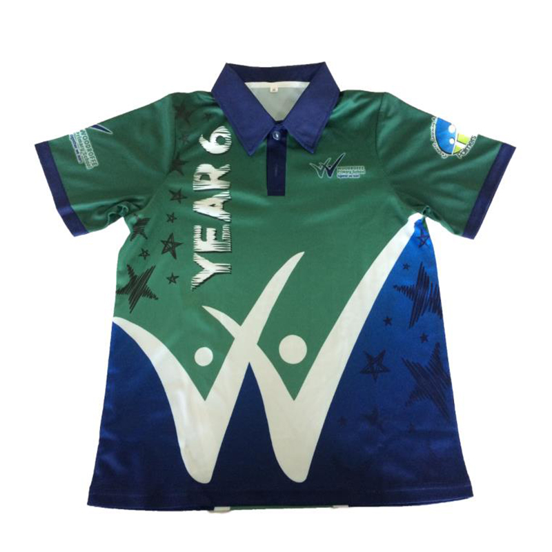 Custom Sublimation poloshirt van hoge kwaliteit