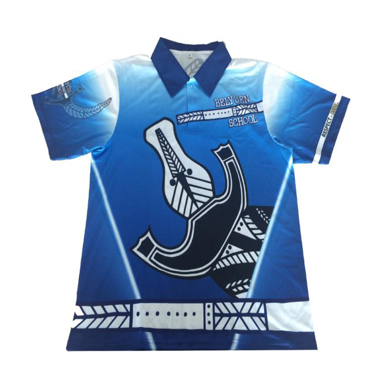 Custom Sublimation poloshirt van hoge kwaliteit