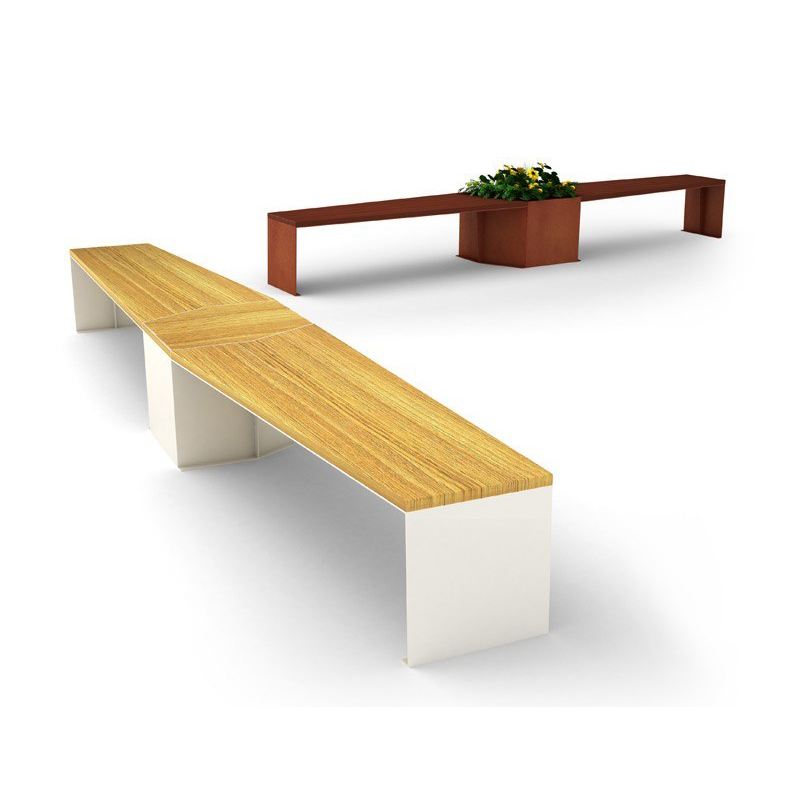 Energiebesparing Aangepaste kleurvorm Smart Solar Powered Bench