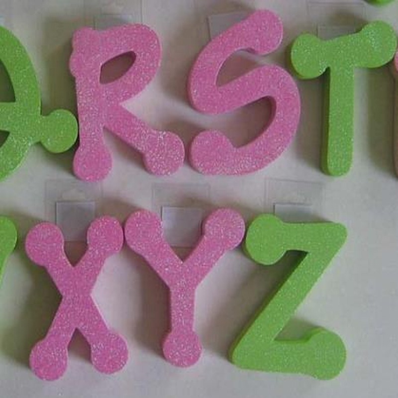Foam Glitter letter EVA letter Foam letter