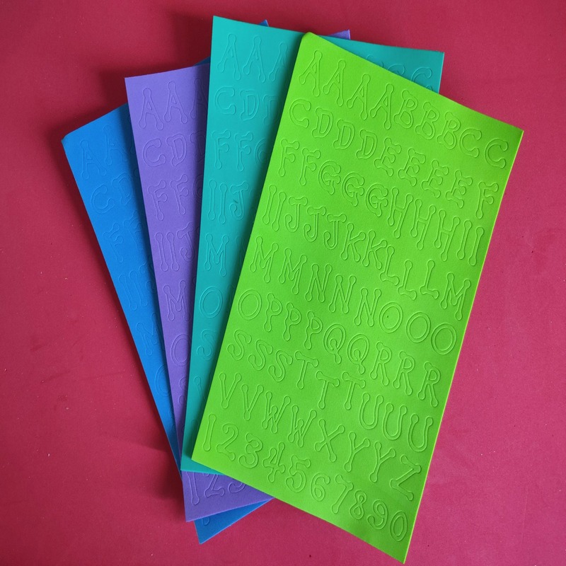 stickers met foam-vorm