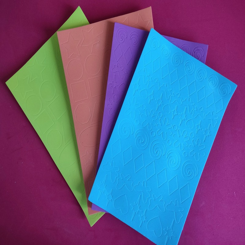 stickers met foam-vorm