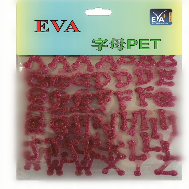 Foam stickers PET Foam Glitters PET