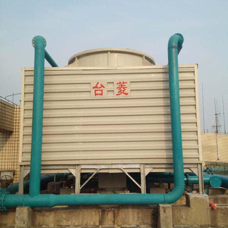 Koeltoren sproeikop chiller circulerende watertoren industriële dwarsstroom vierkante koeltoren