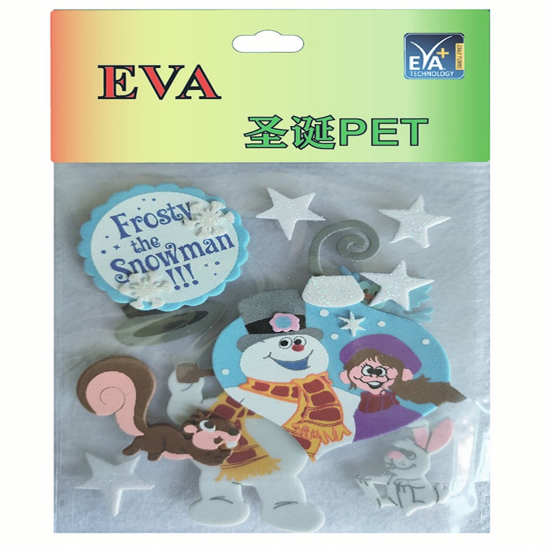 Foam stickers PET Foam Glitter PET Foam kerstPET