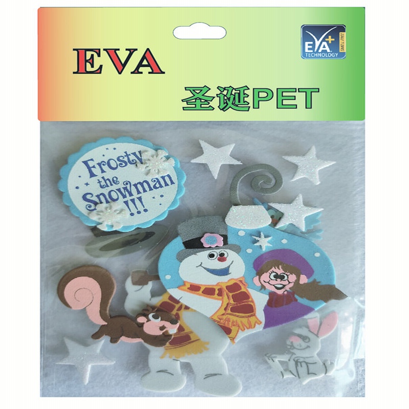 Foam stickers PET Foam Glitter PET Foam kerstPET