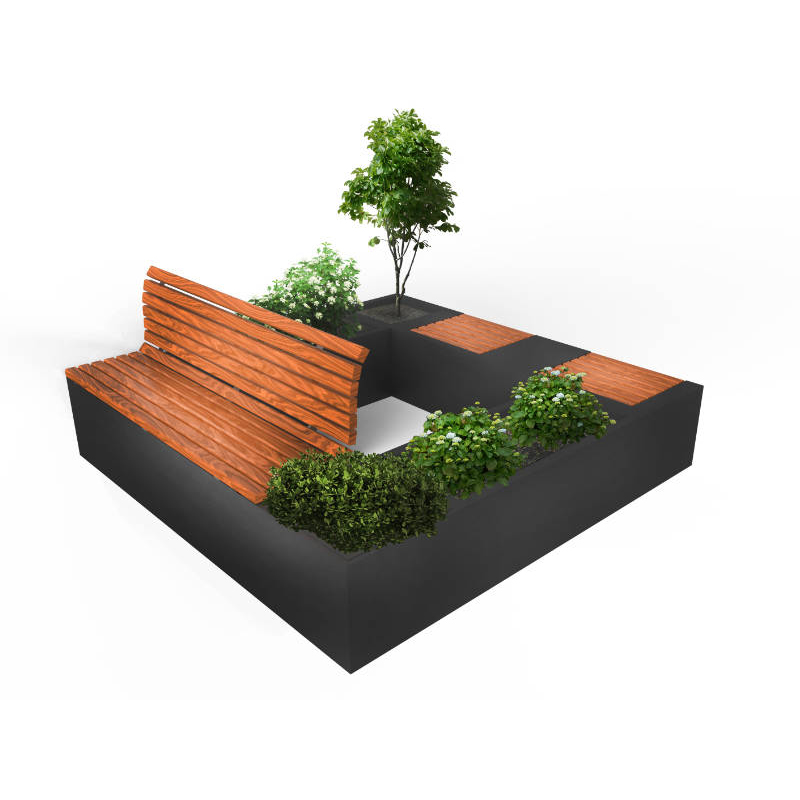 Fasion Design Intelligente functies Professionele fabrikant Solar Outdoor Smart Bench