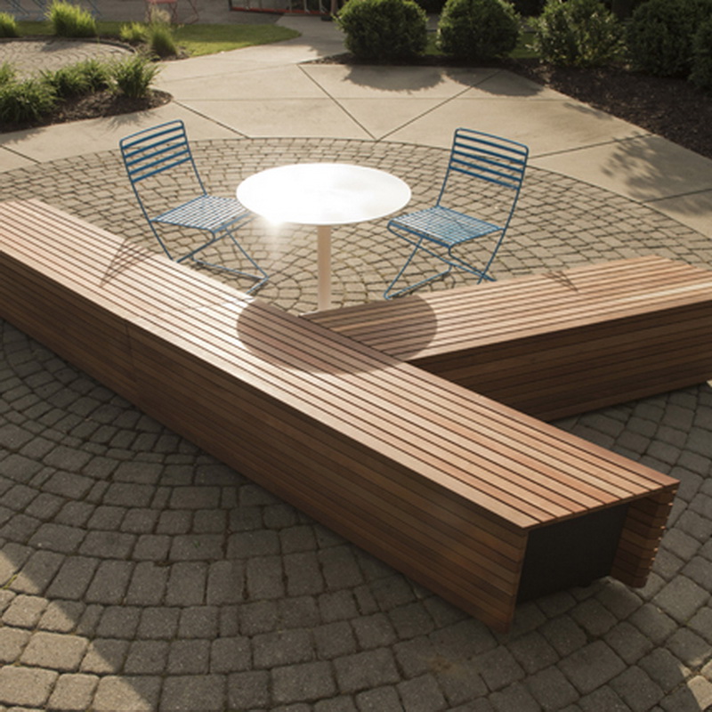 Wireless Charge Factory Promotion Price Urban Seats Smart Diy Solar Bench voor verkoop