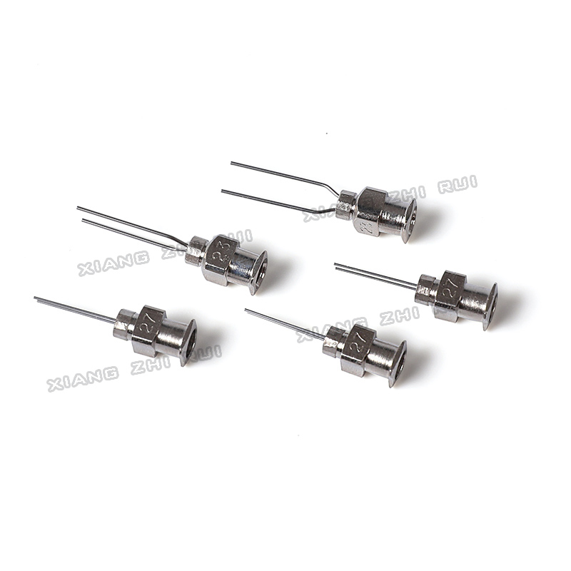 Doseernaald met dubbele buis