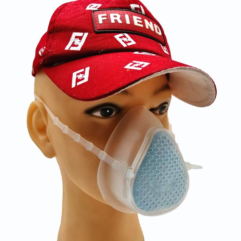 S8 \/ S9 Niet-wegwerp-vierlagige filtratiesnelheid van covid-virusresistent siliconenmasker is 98,2%