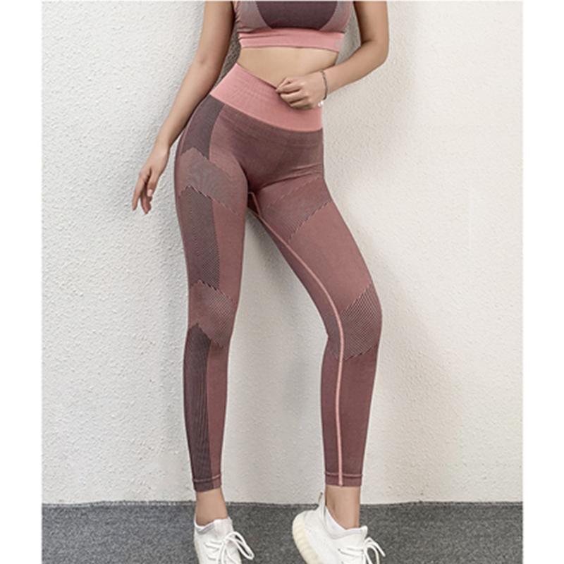 Dames sneldrogende training sportbroek hoge taille strakke hardloop yoga fitness broek herfst