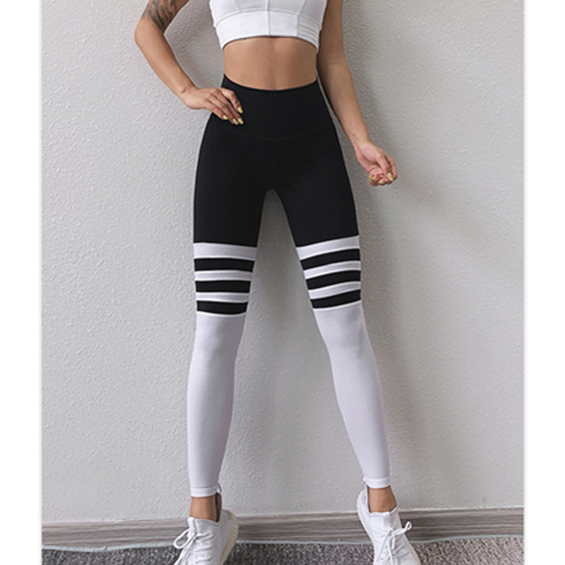Nieuwe sportleggings met hoge tails voor vrouwen... met hoge stretch yoga broeken... kortademige fitnessbroeken.