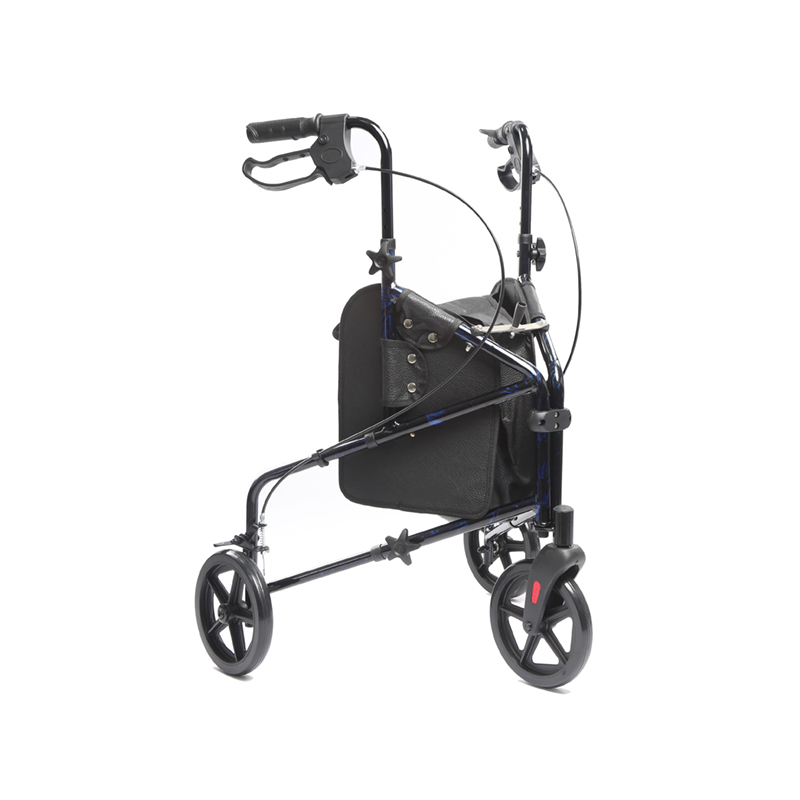 Drie wiel wandelaar, Aluminum tri-wheel walker, Reiziger 3-wiel rolwalker