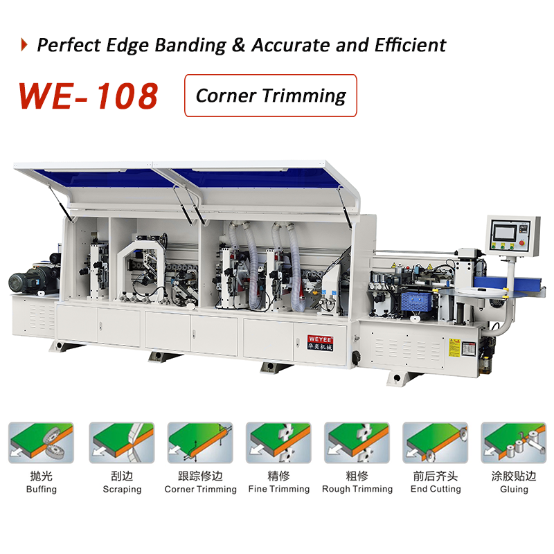 WE108 Automatische kantenaanlijmmachine