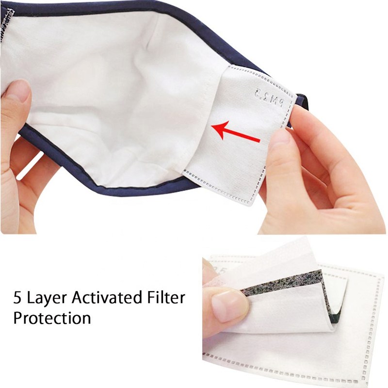 Modieus met polyester bedrukt gezichtsmasker Herbruikbare mondkap Machinewasbaar stoffen gezichtsmasker