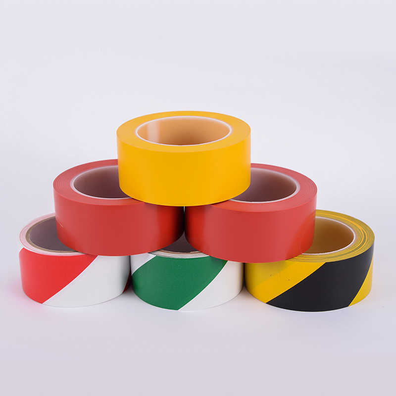 Ground area boundary tape veiligheidswaarschuwing waterdicht slijtvast Geel Zwart Zebra tape