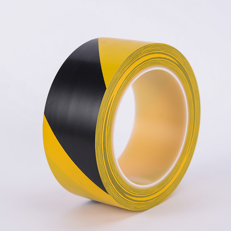 Ground area boundary tape veiligheidswaarschuwing waterdicht slijtvast Geel Zwart Zebra tape