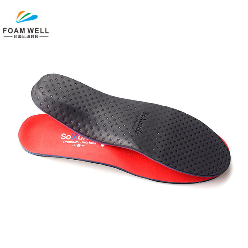 Hot Selling PU Foam EVA Shoe Insertes for Plantar Fashitis Flat Foot High Arch Support Orthotics Insoles