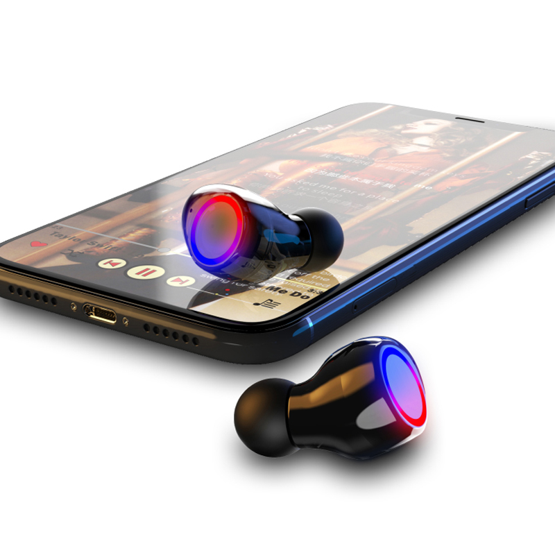 M12 Tws Bluetooth-hoofdtelefoon Oortelefoon met Power Bank-functie Ipx-5 Waterdichte oordopjes