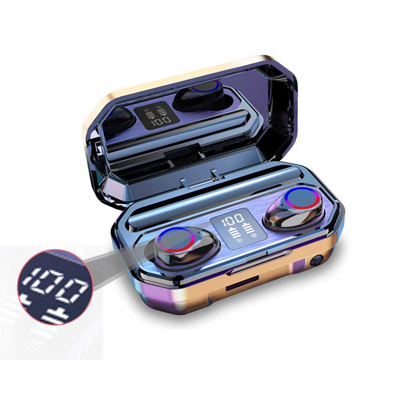 M12 Tws Bluetooth-hoofdtelefoon Oortelefoon met Power Bank-functie Ipx-5 Waterdichte oordopjes