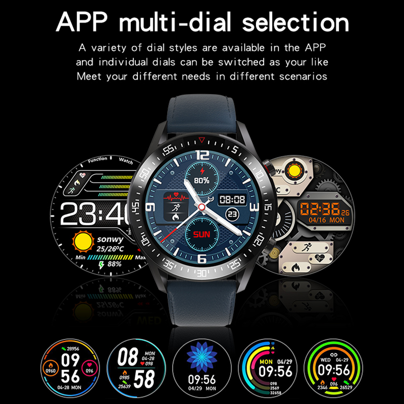 Smart Watch, Fitness Tracker met Heart Rate Monitor, C2
