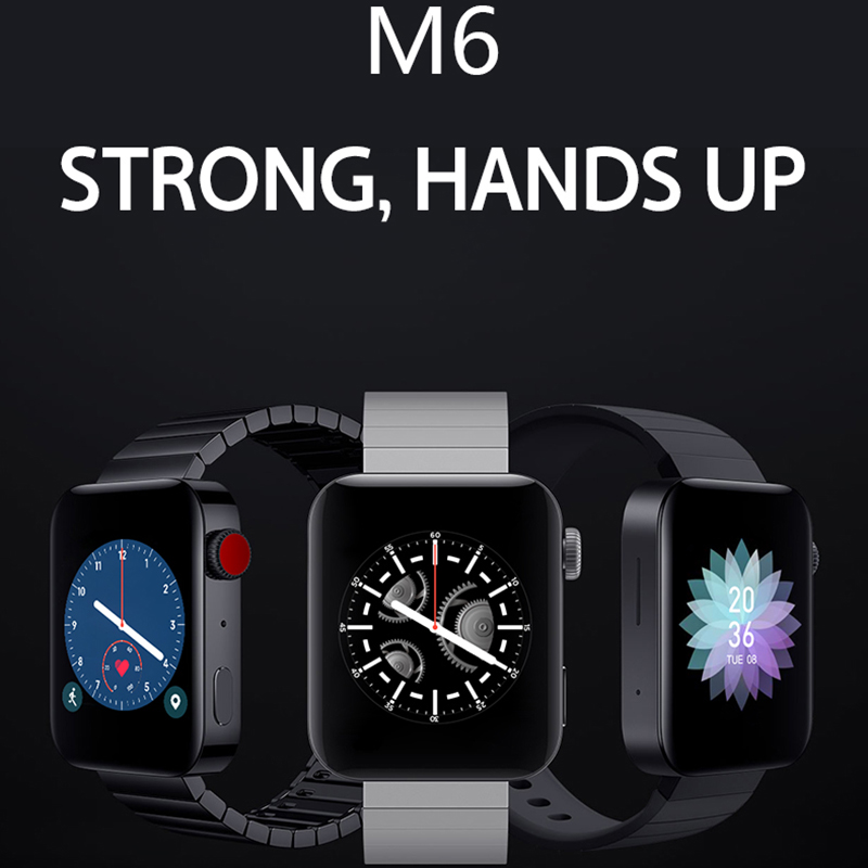 Smart horloge Low power intelligente mobiele telefoon horloge M6