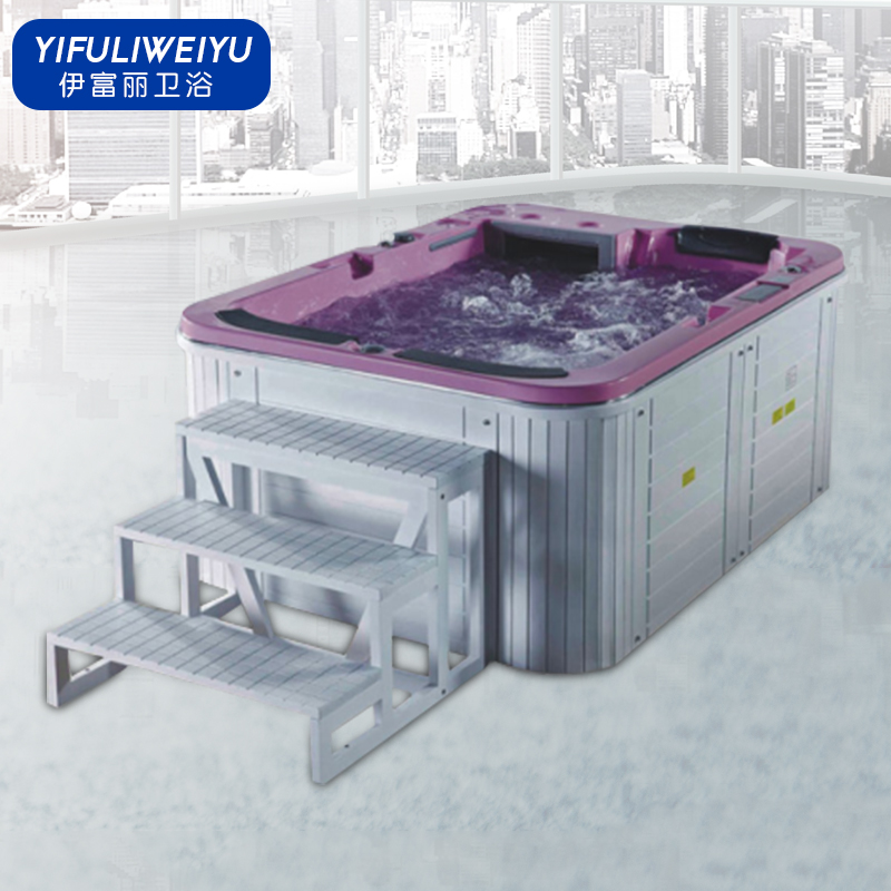 Luxe bad 3-persoons spa Whirlpool Buitenspa Hot tub Massagebad Whirlpool