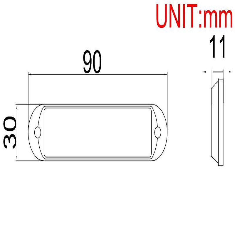 ECE R65 12W LED-waarschuwingslampkop