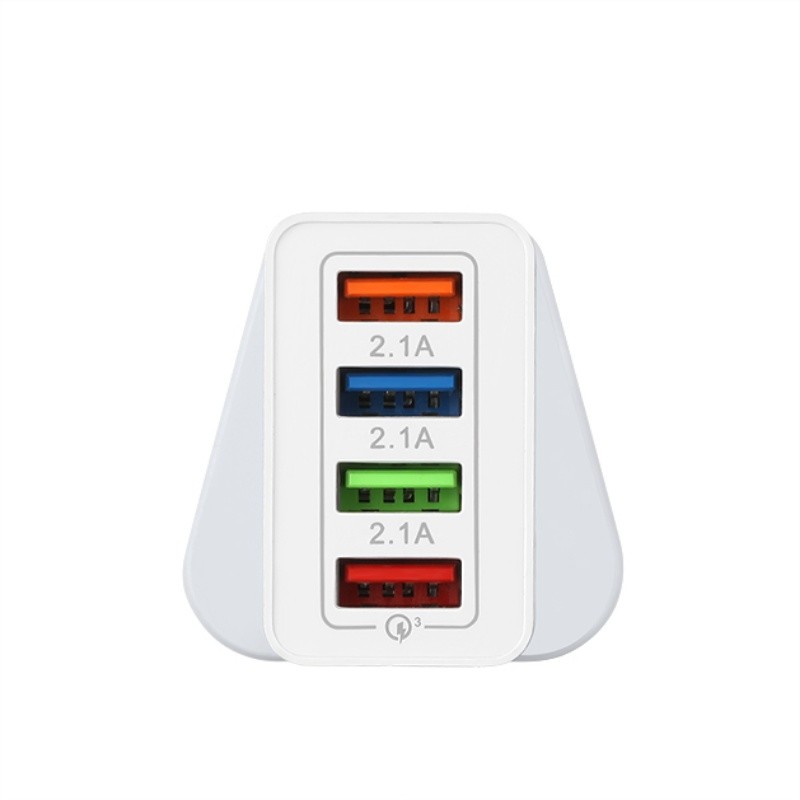 Plug fast 3.0 18W 4 2.1A Port USB Wall Charger AC Travel Charger Adapter draagbare oplader USB