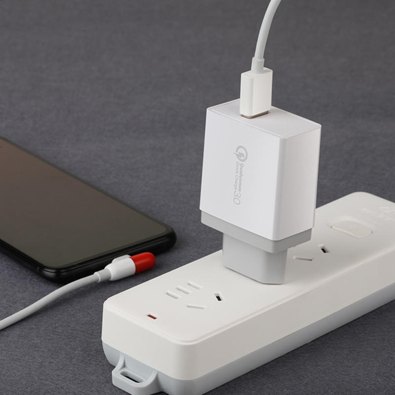 Snelle oplader UK Plug USB-wandoplader voor iPhone UK Plug QC3.0 USB-reisoplader