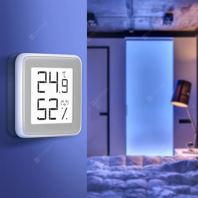 C201 Elektronische E-ink Schermthermometer Hygrometer 1pc van Xiaomi youpin - Wit