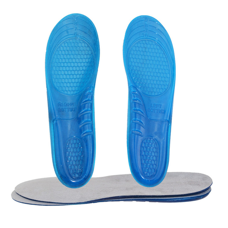 Niet-slip sport boog ondersteuning van comfort gel silicon pu schuim insole voor Feet Care pijnbestrijding