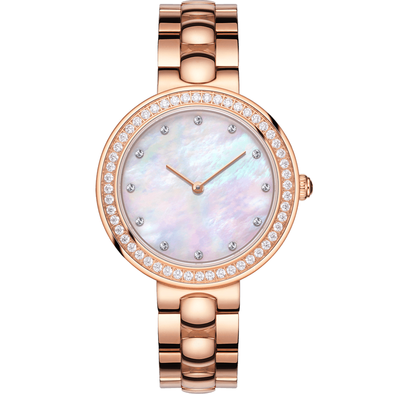Quartz horloge van kristal