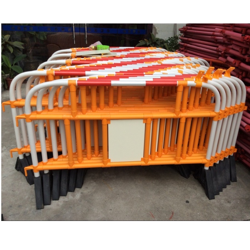 Lichtgewicht reflecterende PVC-kunststof barrière barrière verkeersweg barrière hekwerk