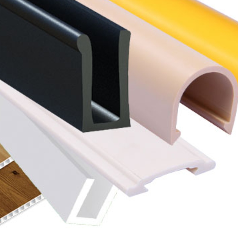 Aangepaste ongebruikelijke geëxtrudeerde plastic profielen voor een grote verscheidenheid aan materialen voor het interieur van kantoorgebouwen