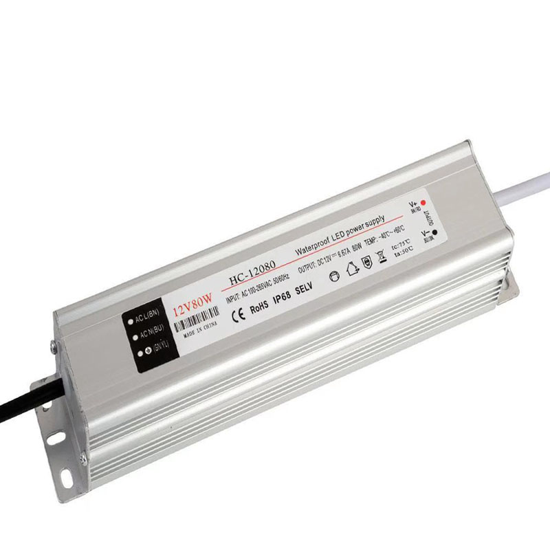 hoge kwaliteit constante spanning waterdichte led voeding 36v80w schakelaar power