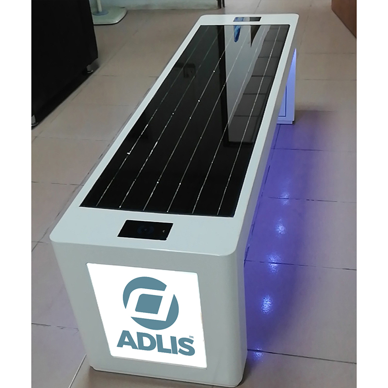 Hoge kwaliteit zonnepaneel draadloze oplader Smart Bench voor mobiele apparaten