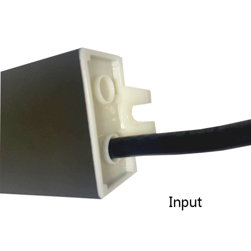 zwarte grijze aluminium behuizing 12v36w constante spanning Waterbestendige led lamp voeding