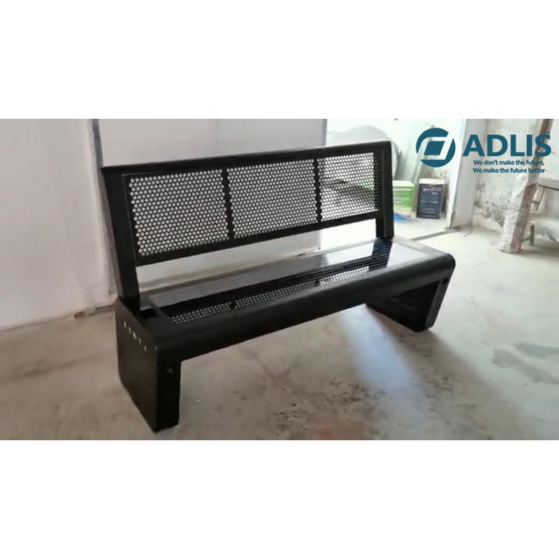 Hoog Quality Unique Design Urban Street Solar Bench Smart Furniture Outdoor