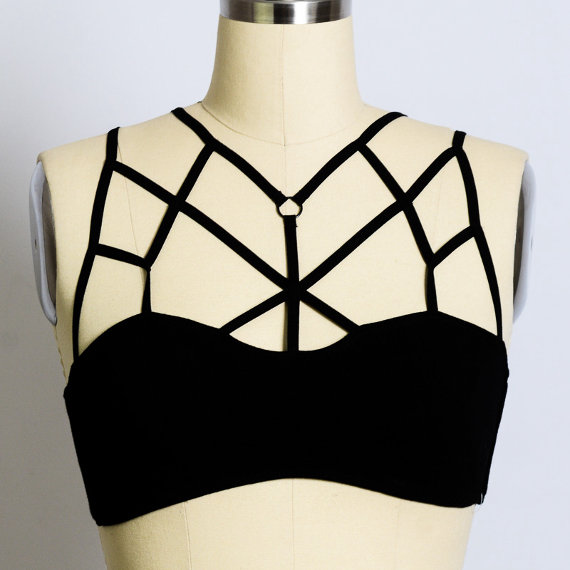 Ga-016 Grace Girl Cage Front Naadloze Bralette XS/S M/L 2 Grootte