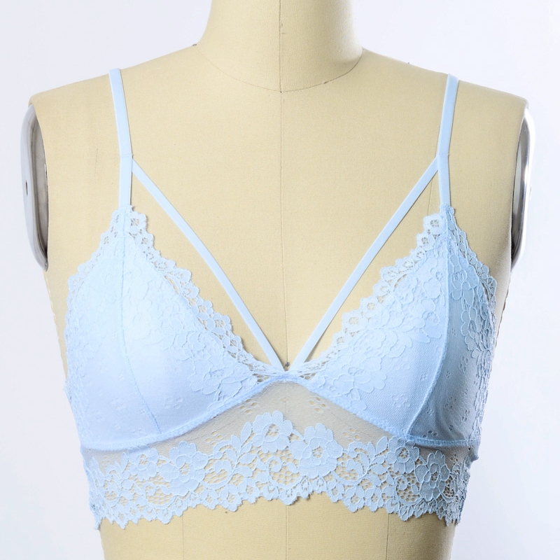 GA-5430 Grace Girl Bloemenkant Strappy Bralette Groothandel