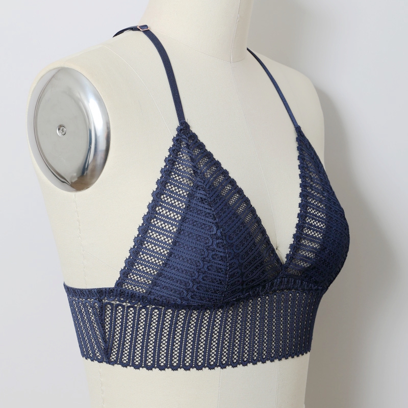 GA-5549 Grace Girl Geribbeld Kant Boho Racerback Bralette